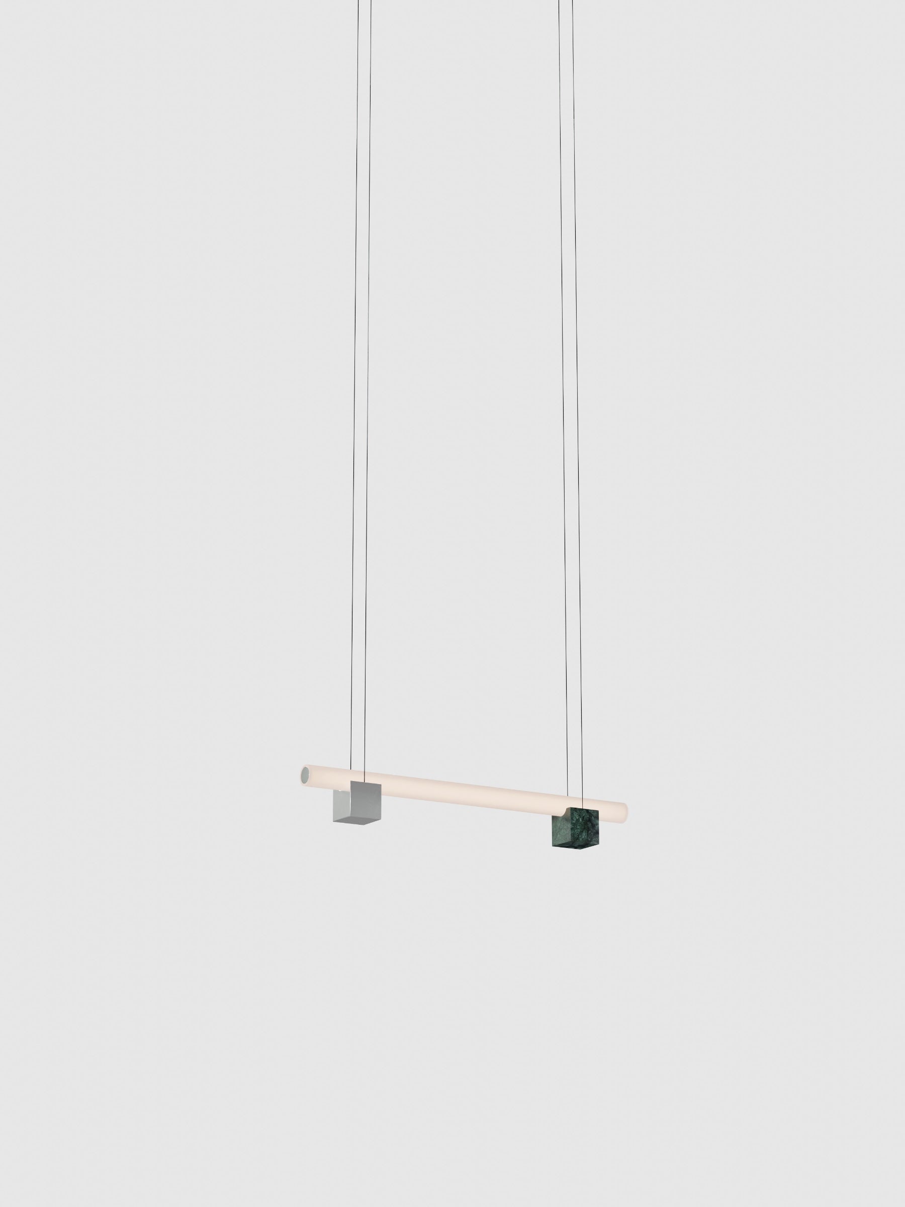 Polished Aluminum + Guatemala Green