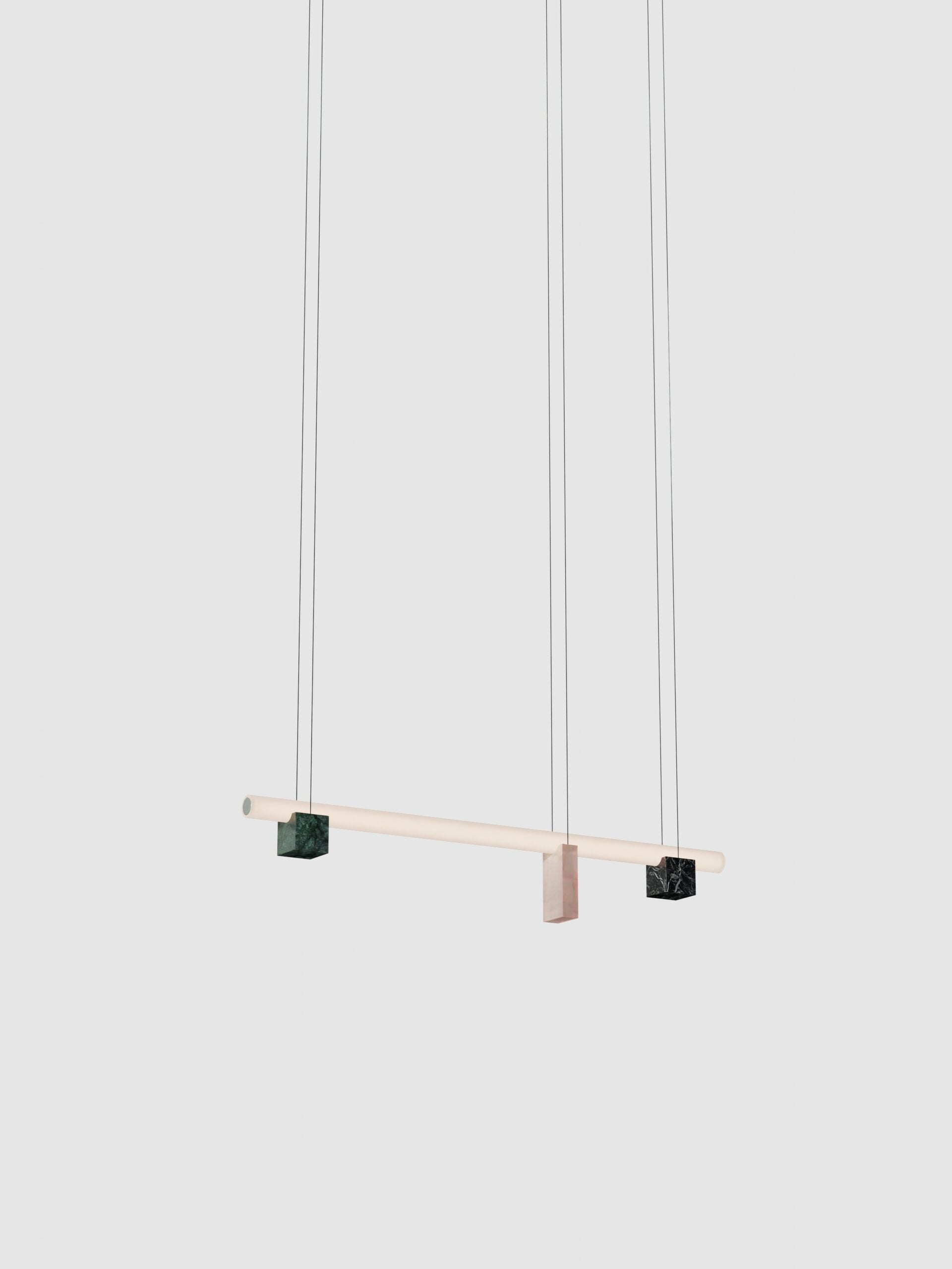 Black Marquina + Guatemala Green + Pink Portugal