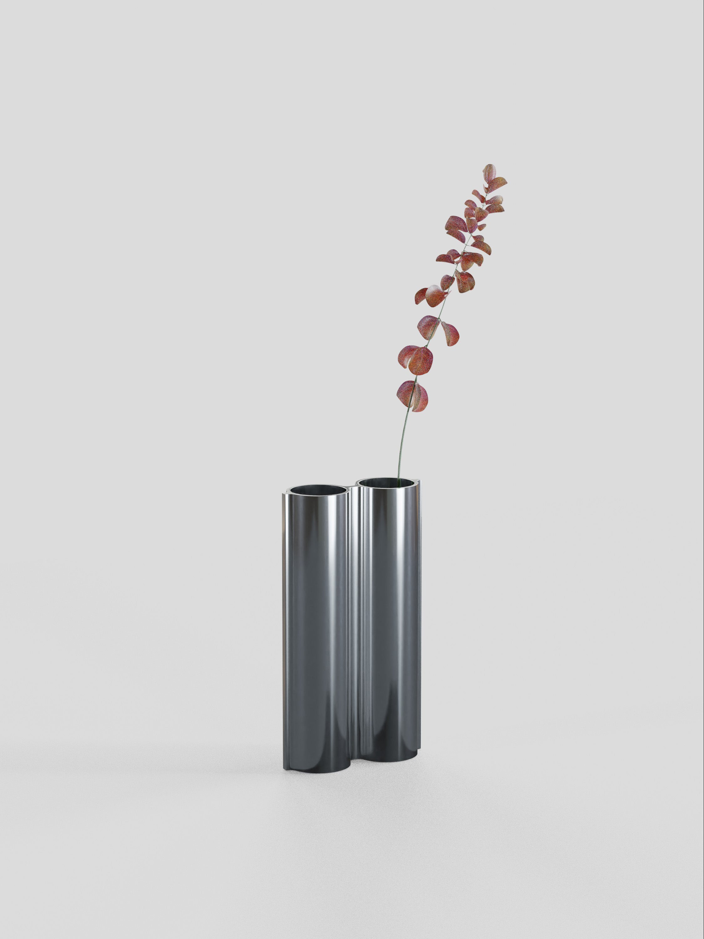 Silo Vase 2VK - Finish - Mirror Polished Aluminum