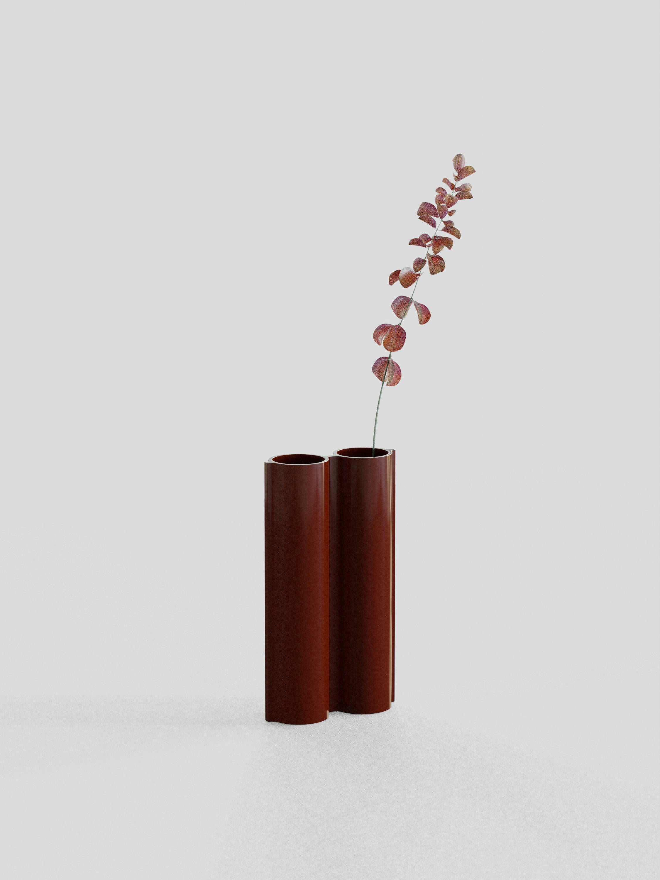 Silo Vase 2VK - Finish - Glossy Oxblood