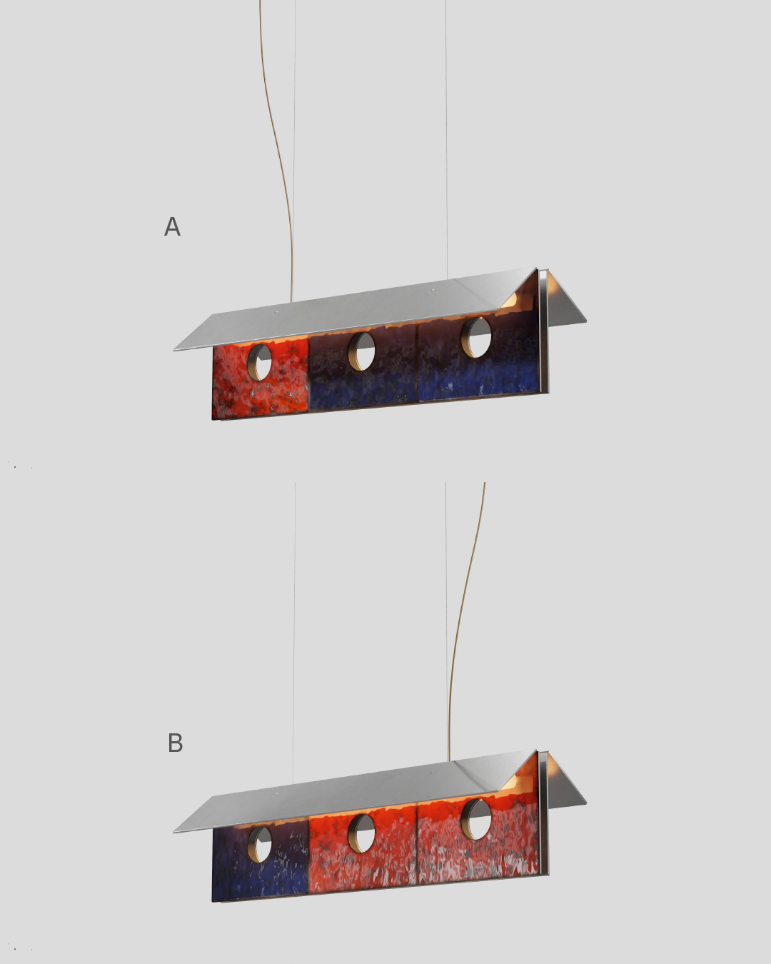 Palette 4 (Bluish black + Flame orange)