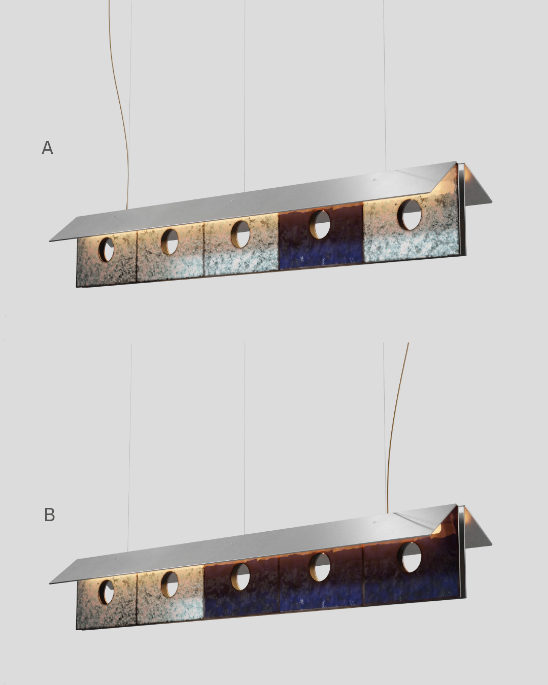 Palette 1 (Bluish black + Titanium white)
